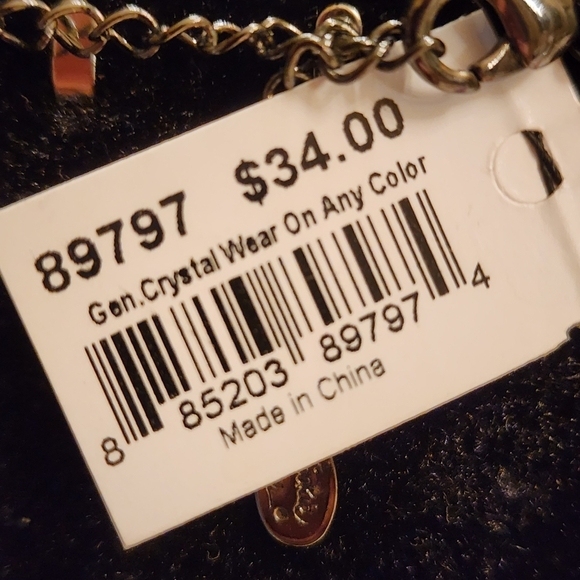 Cookie Lee Iridescent Multi-Strand Necklace NWT - Picture 6 of 6